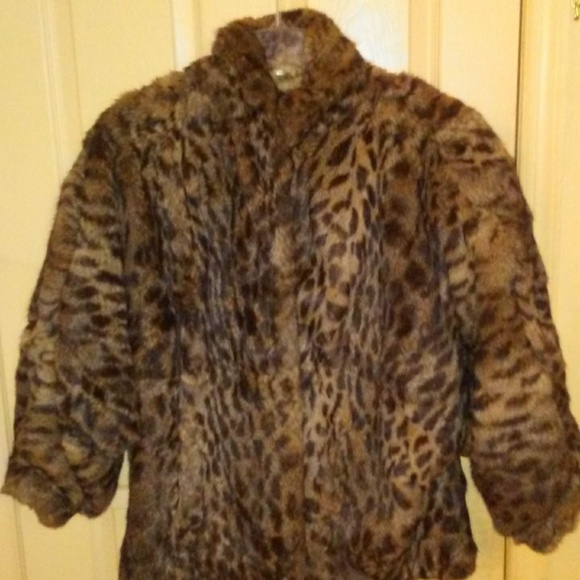 POLO NORTE FURS dyed Rabbit Jacket, VERY WARM!! - Picture 7 of 8